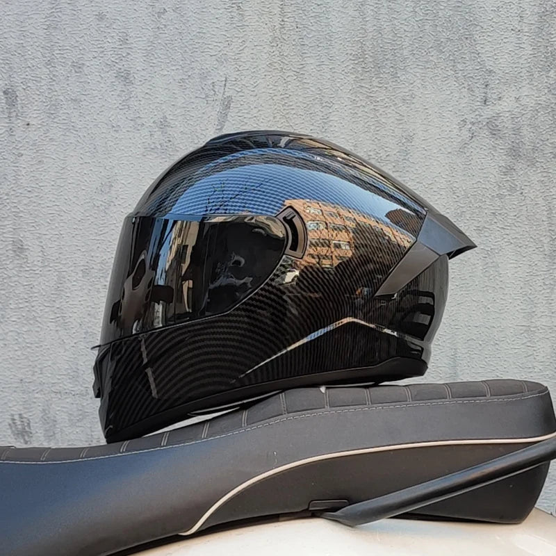 Winter Warm Full Face Helmet with Double Visor