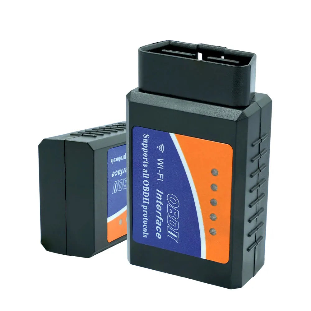 Mini ELM327 OBD2 Scanner – Bluetooth V2.1 / V1.5 / WiFi – Check Engine Code Reader – Car + Motorcycle Fault Detector – $12