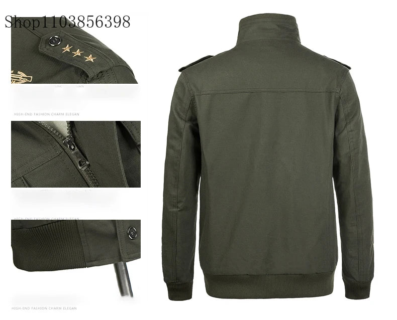 Casual Windproof Jacket for Spring and Autumn