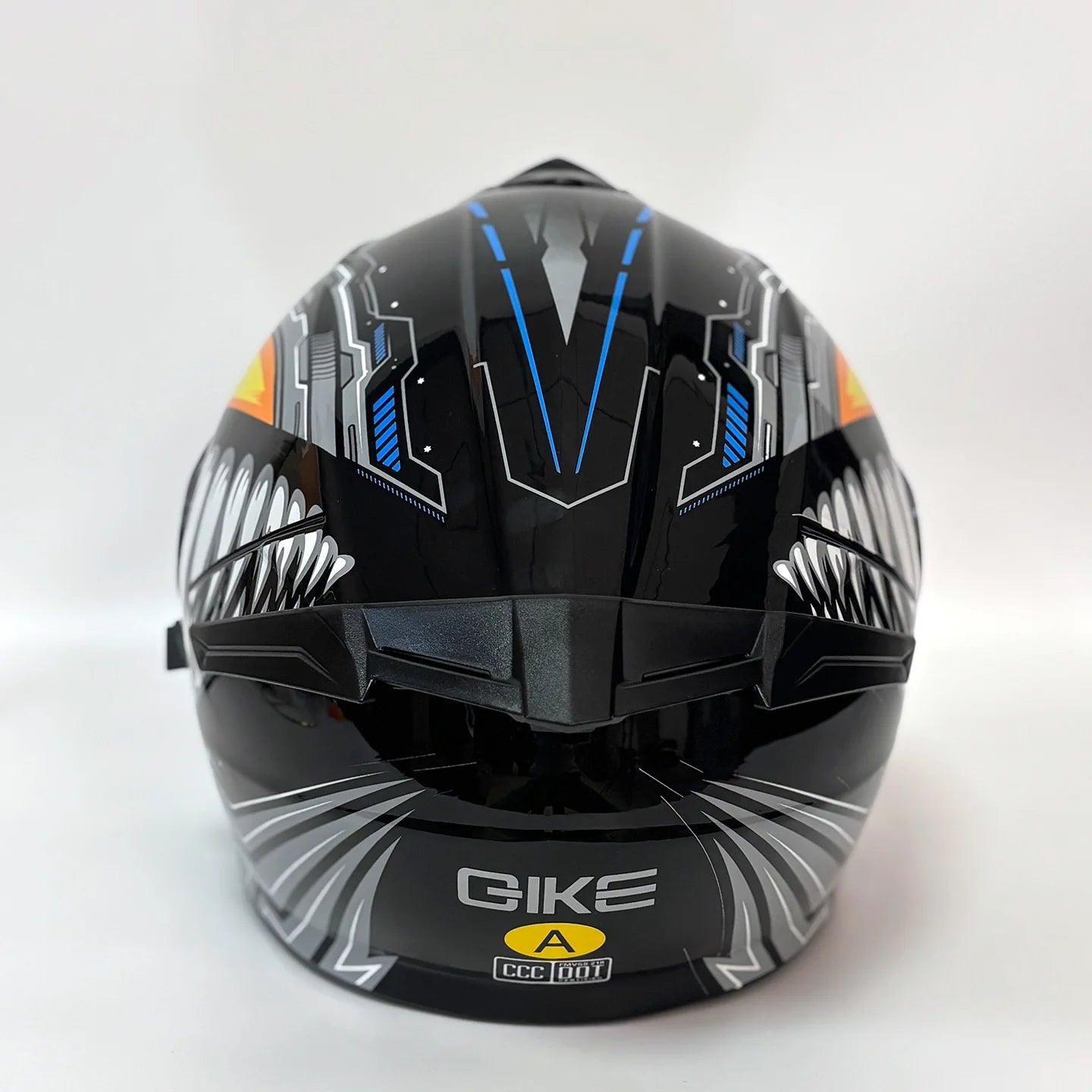 Modular Helmets – Flip-Up Dual Visor Full Face Motorcycle Helmet, Aggressive Tooth Design for Men & Women