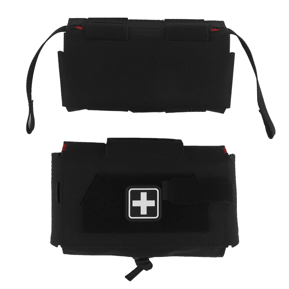 Tactical MD2 Compact Medical Pouch V3 IFAK MOLLE First Aid Trauma Kit for Hunting Camping Patrol Motorcycle Survival