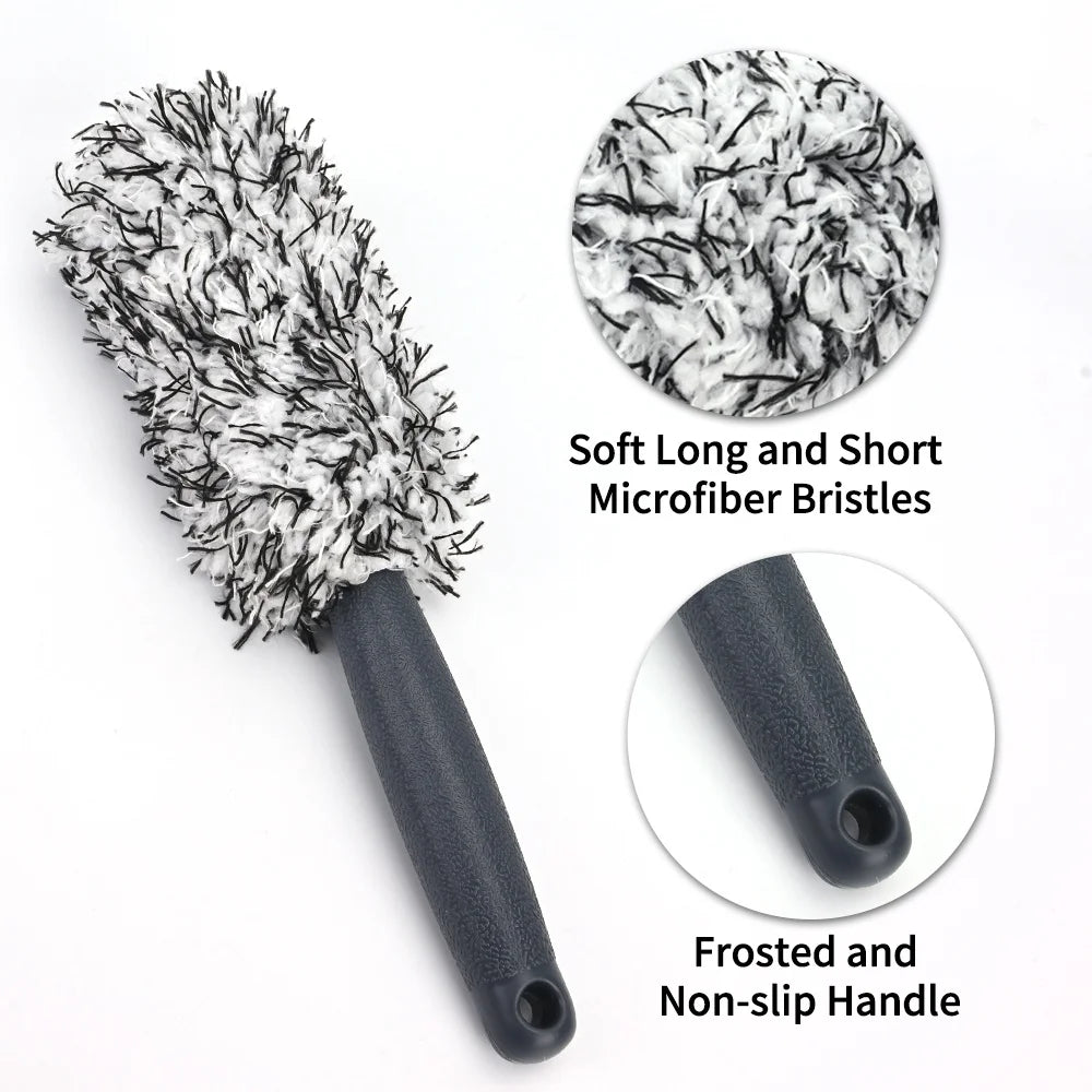 Microfiber Wheel Detailing Brush