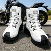Riding Boots – Knob-Adjustable High-Top Motorcycle Boots, Waterproof Anti-Collision & Non-Slip