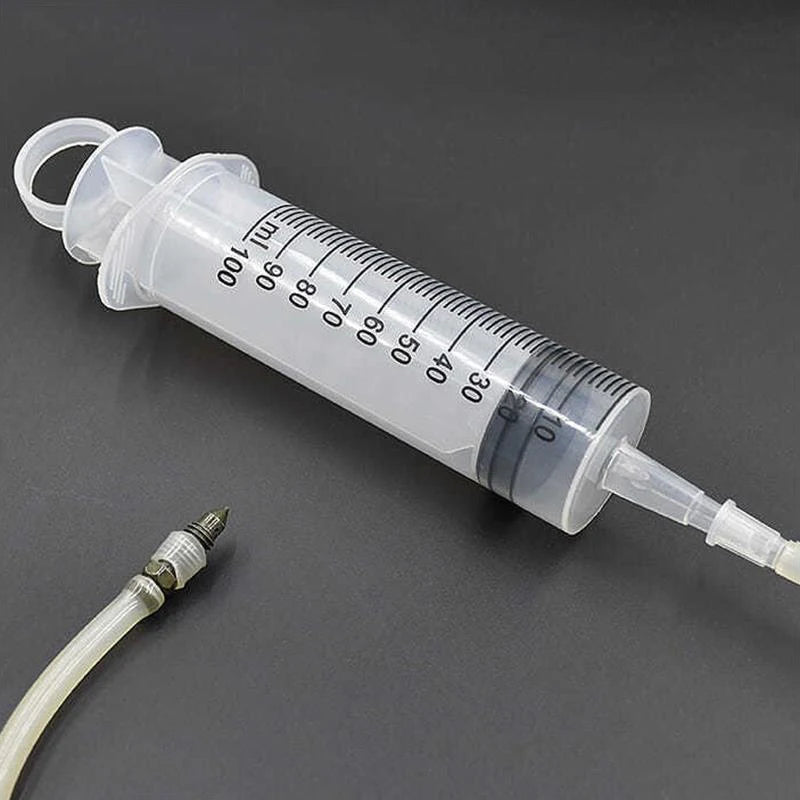 Motorcycle Disc Brake Hose Air Bleeding Tool – Brake Bleeding Tools Hydraulic Fluid Brake Pump Caliper Repair Vacuum Injector – 60ml / 100ml – $20