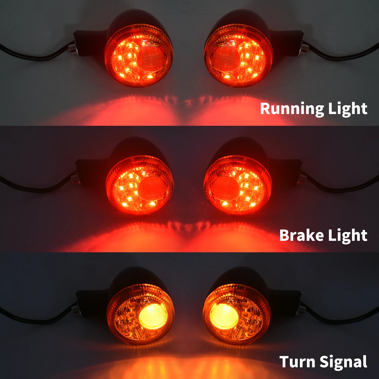LED Turn Signal Bulbs – Rear LED Indicator Light for Harley Sportster