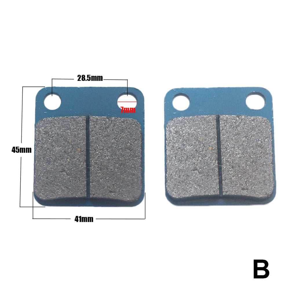 Motorcycle Brake Pads 50cc–250cc – Brake Pad Tools – ATV Quad Go Kart Chinese Dirt Pit Bike Scooter Hydraulic Front / Rear – Metal – 1 Pair – $15
