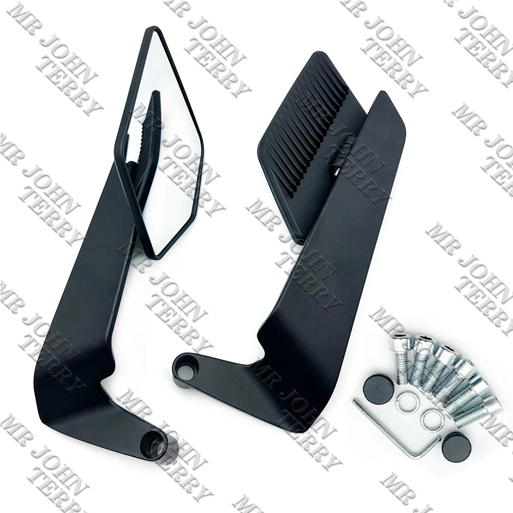 For YAMAHA MT 07 MT07 MT 09 MT09 SP MT 10 MT10 SP Motorcycle Mirrors Stealth Winglets Mirror Kits To Rotate Adjustable Mirrors