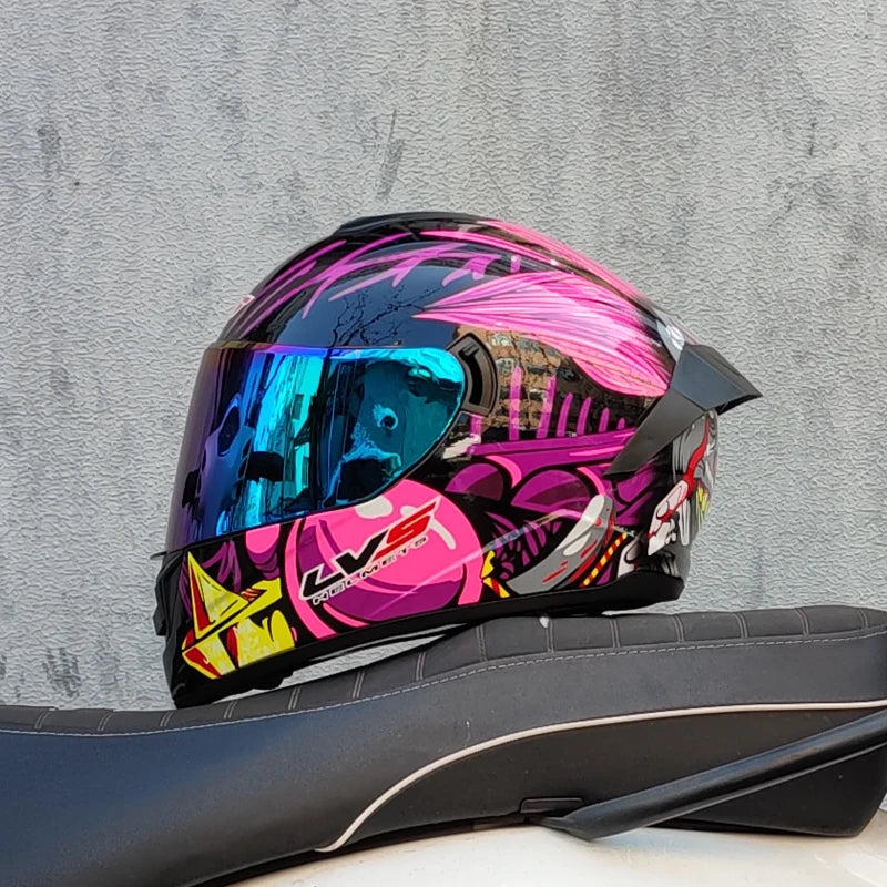 Winter Warm Full Face Helmet with Double Visor