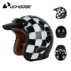 Open Face Helmets – DOT Certified Retro Motorcycle Helmet, Cafe Racer & Street Riding for Men