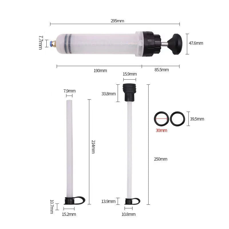 Universal Car Motorcycle Truck Oil Change & Brake Bleeder Fluid Pump Extractor Filling Syringe Bottle – Brake Bleeding Tools – 200cc / 500cc – $20
