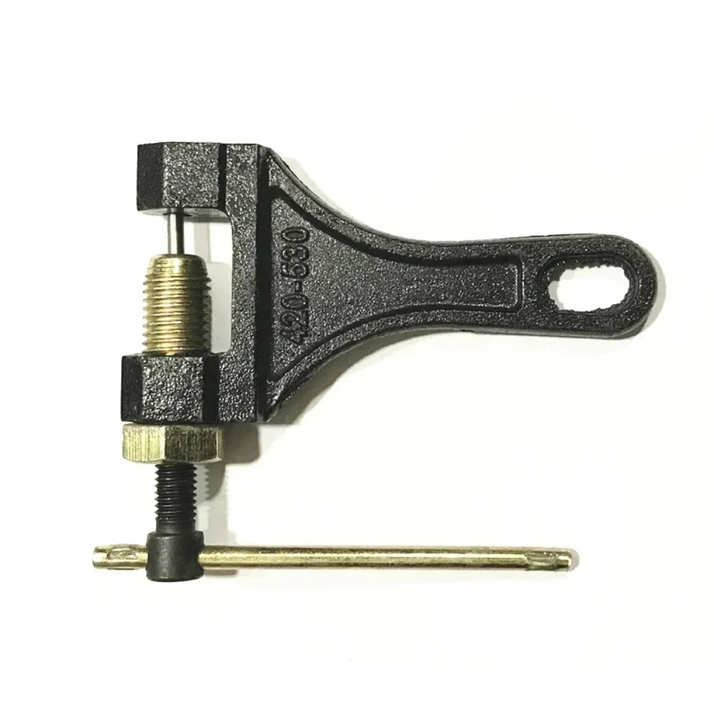 Motorcycle Chain Breaker & Link Separator Tool – 420 / 428 / 530 Chains – High Carbon Steel – ATV / Mower – $24