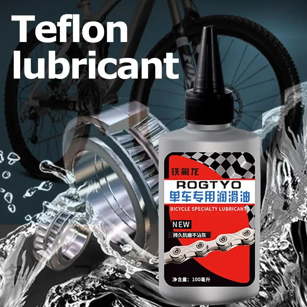 Teflon Dry Lube Chain Oil 100ml – MTB Road Mountain Bike – Fork Flywheel Chain Brake – Dust-Proof Waterproof Anti-Rust Anti-Wear – $12
