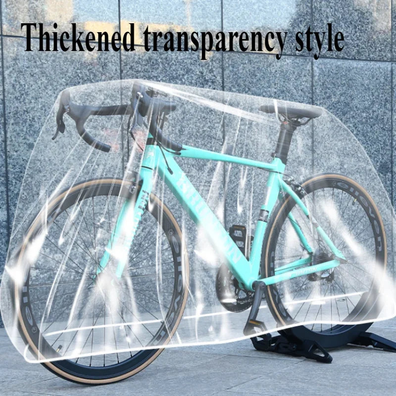 Waterproof Bicycle Gear Raincover Outdoor Sunscreen Motorcycle Bike Cover MTB Case Protector Bike Accessory – UV Protection Easy Install Grey / Plastic (1pc / 2pcs)