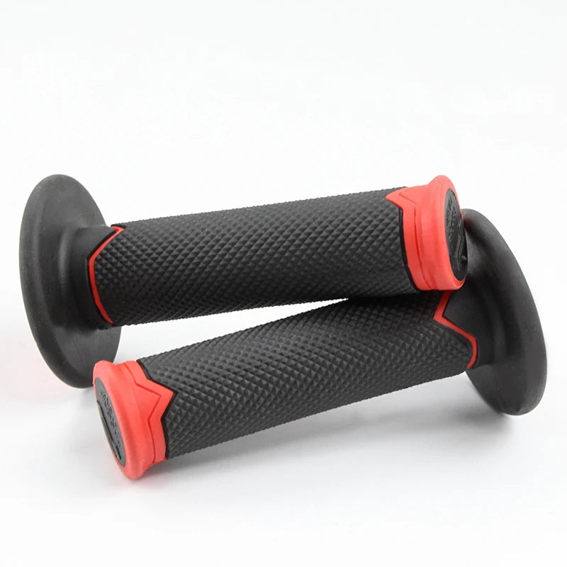 Motorcycle Handlebar Grips 7/8" 22mm 24mm Gel Rubber Universal Anti-Slip Racing Grips for ATV Dirt Pit Bike Motocross Scooter MTB Bicycle – 6 Colors