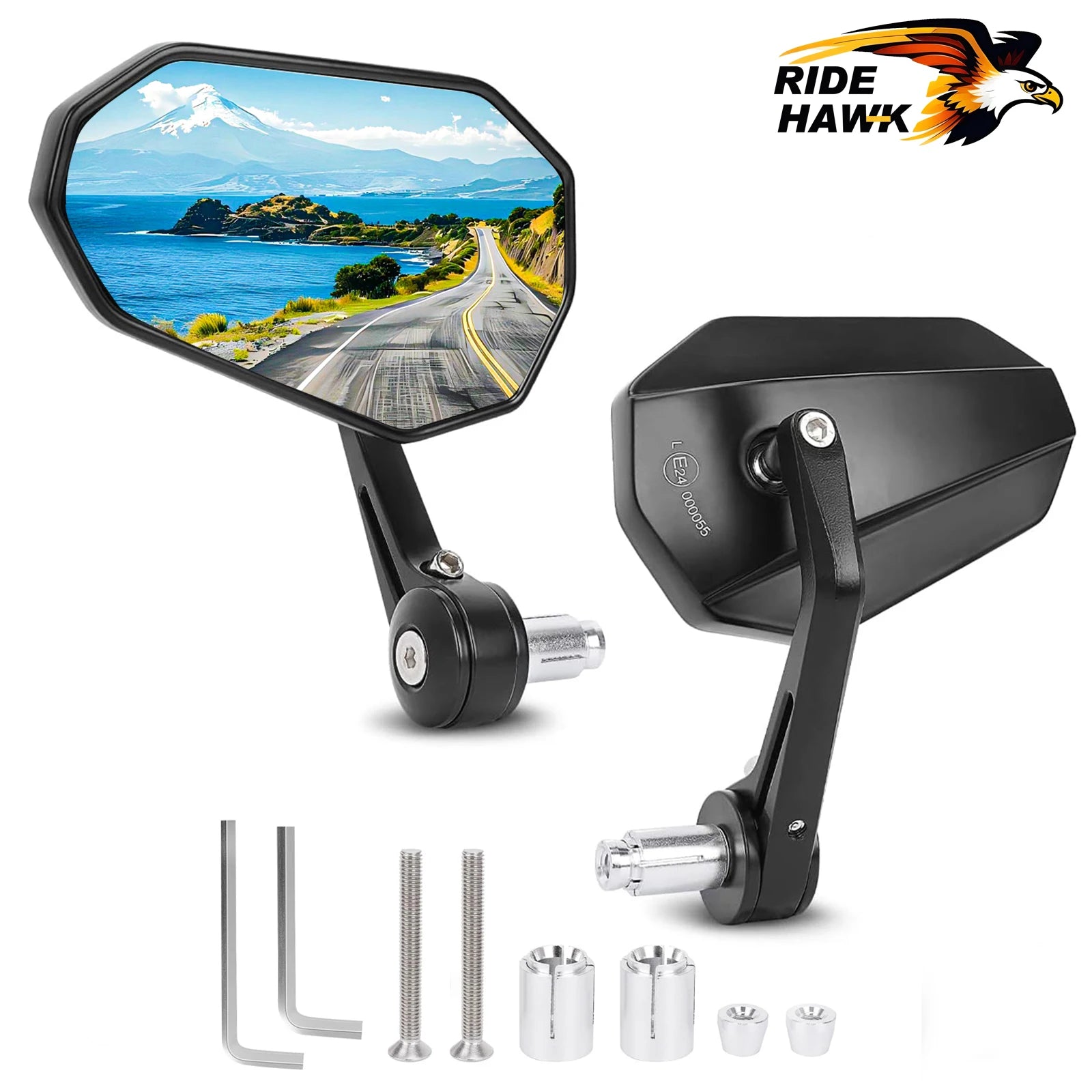 Bar End Motorcycle Mirrors