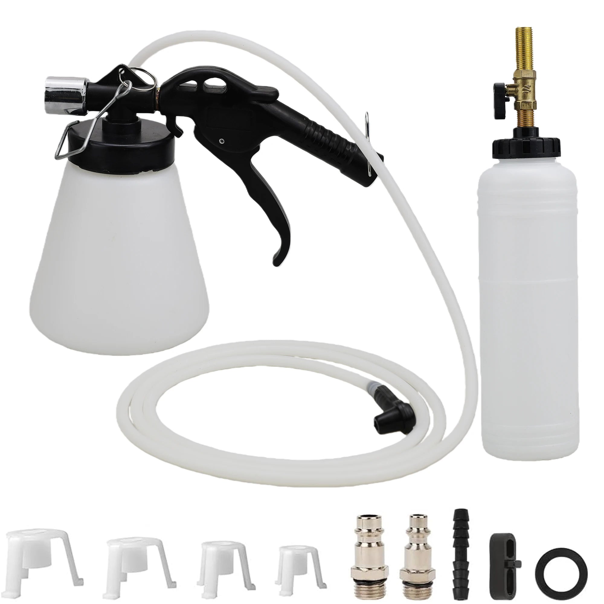 3L Manual Brake Oil Bleeder with Voltage Display – Brake Bleeding Tools – Car Motorcycle Brake Fluid Oil Changer Clutch Bleeding System – Set 1 / Set 2 / Set 3 – from $24