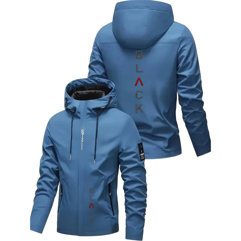 All Season Heavy Duty Motorcycle Jacket with Hood