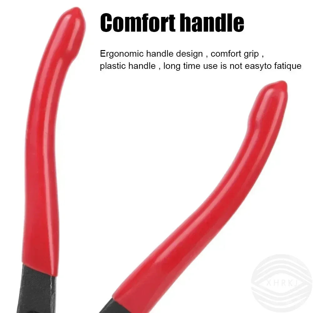 Car Oil Hose Crimping and Pinch Pliers – Brake Line Tools – Fuel Line Water Pipe Brake Line and Radiator Hose Clamp Tool for Car and Motorcycle – Red – $16