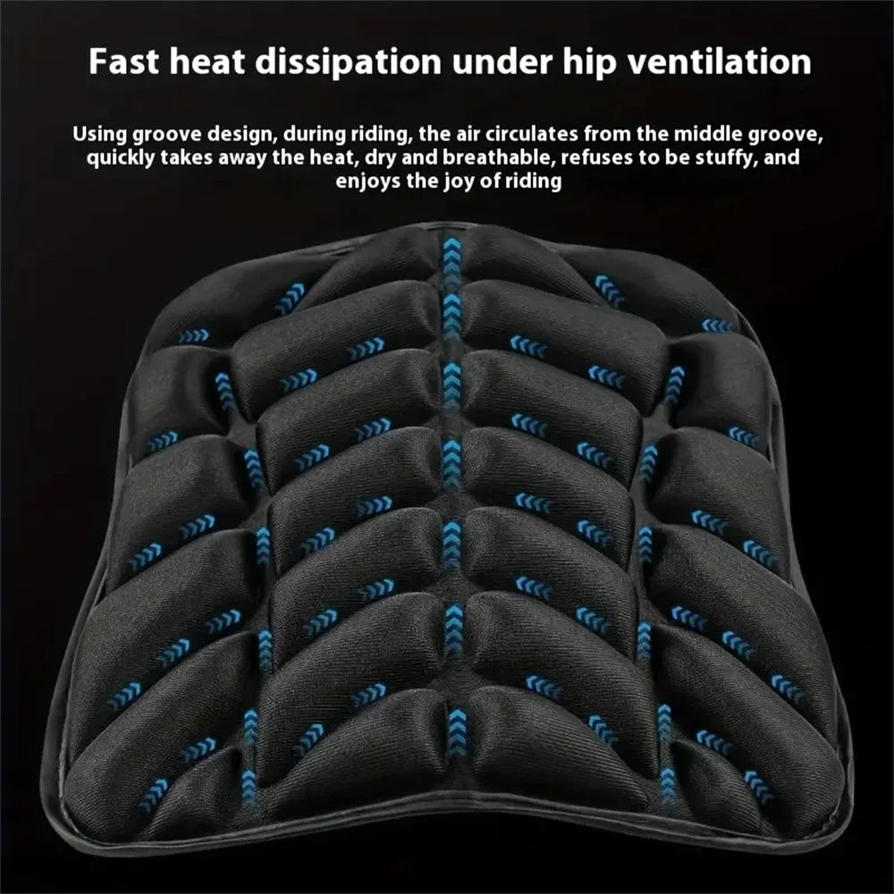 Universal Thickened Shock-Absorbing Motorcycle Electric Bike Seat Pad Heat Insulation Comfort Cushion for Riding