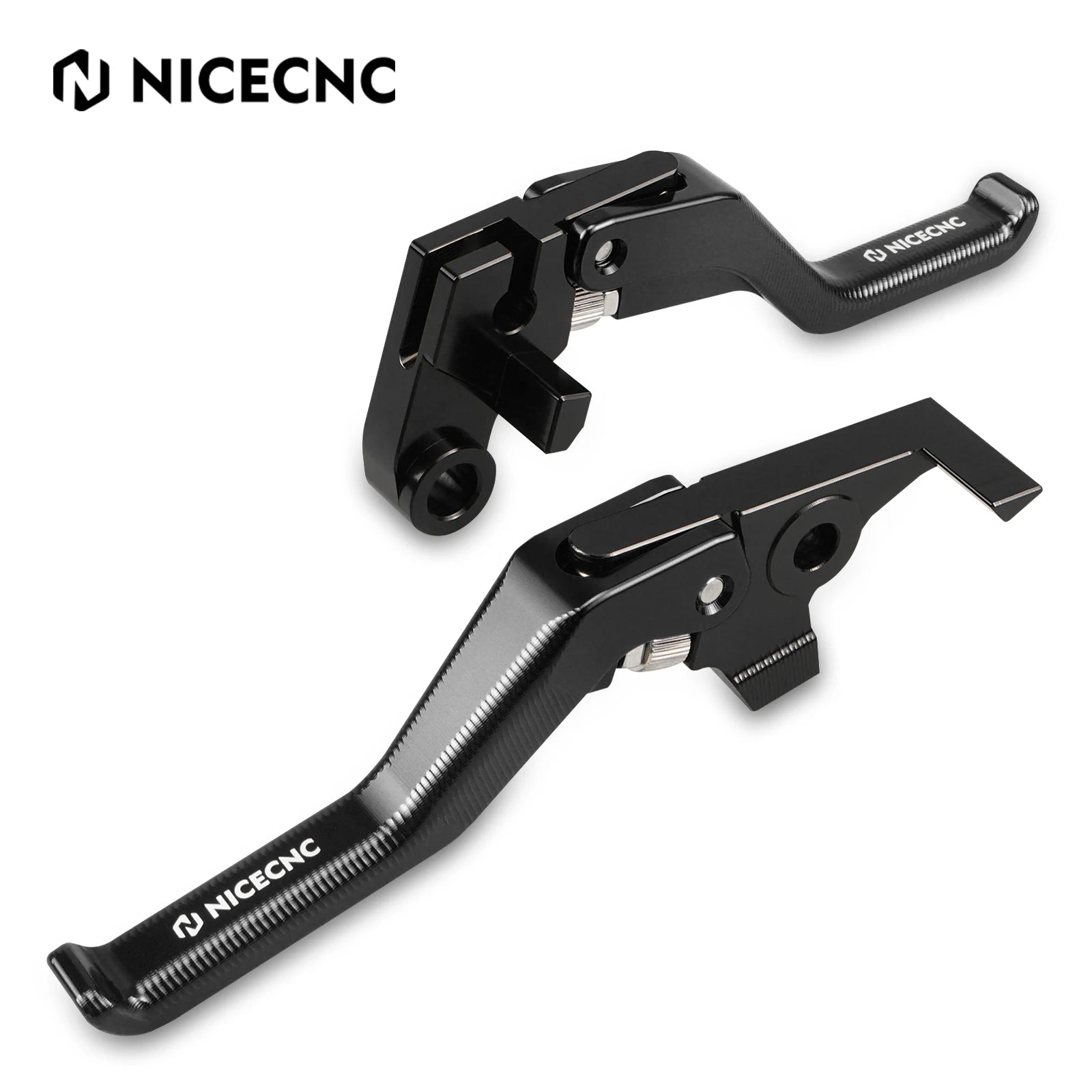 Yamaha Ténéré 700 / XTZ700 2019–2024 / XSR700 / MT-07 NICECNC Shorty Brake Clutch Lever & Clutch Arm – CNC 6061-T6 Aluminum – Blue / Black – $44–$167
