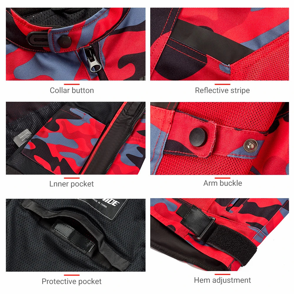 Lightweight Biker Jacket with Basic Protection