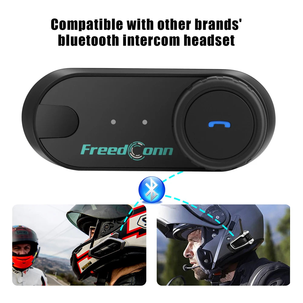 FREEDCONN T-COM VB Motorcycle Bluetooth Intercom – 6-Rider Group