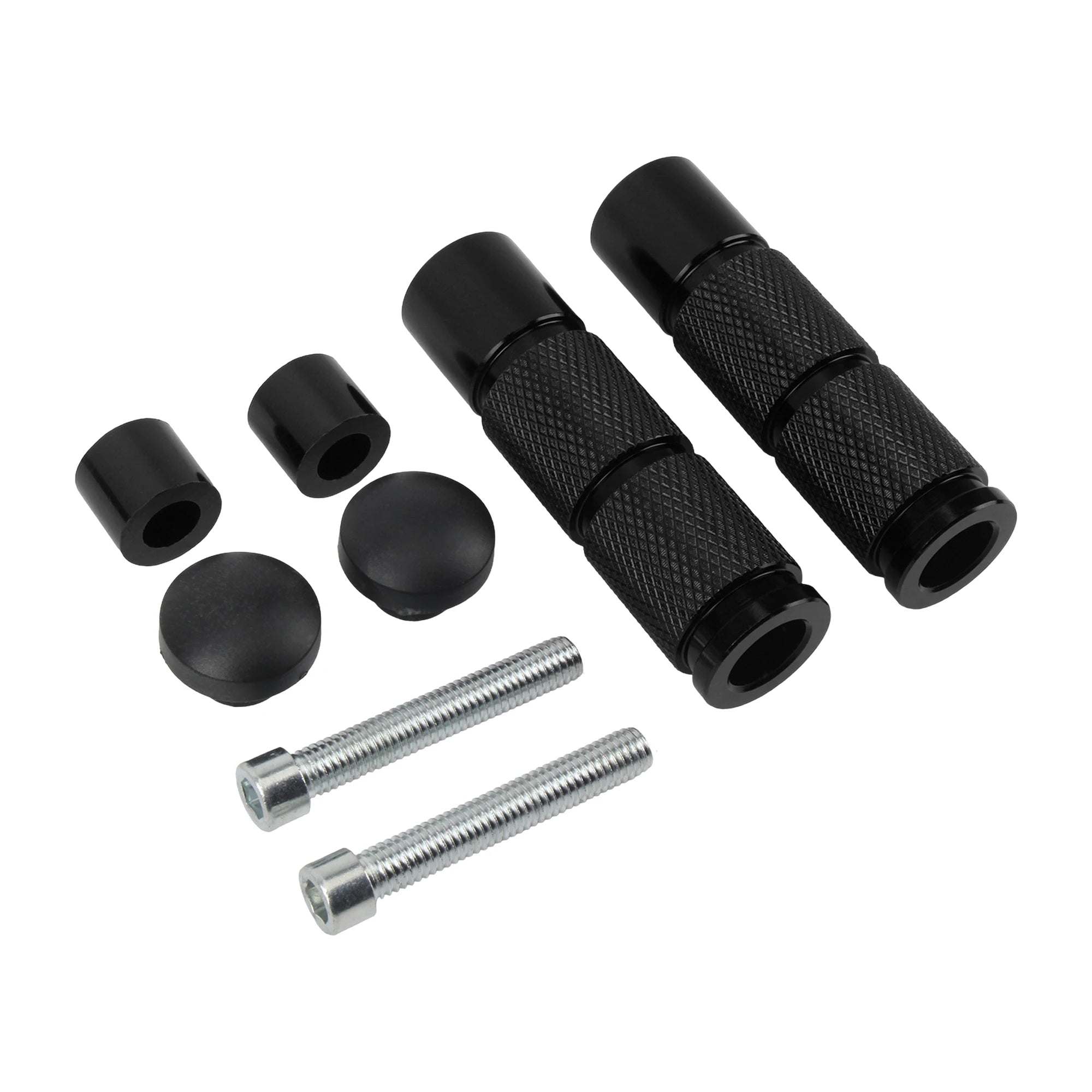 Universal M8 CNC Aluminum Motorcycle Foot Pegs – Kawasaki / Honda / KTM / Yamaha / Suzuki / ATV / Scooter / Motocross – 6 Colors – 90mm – $24