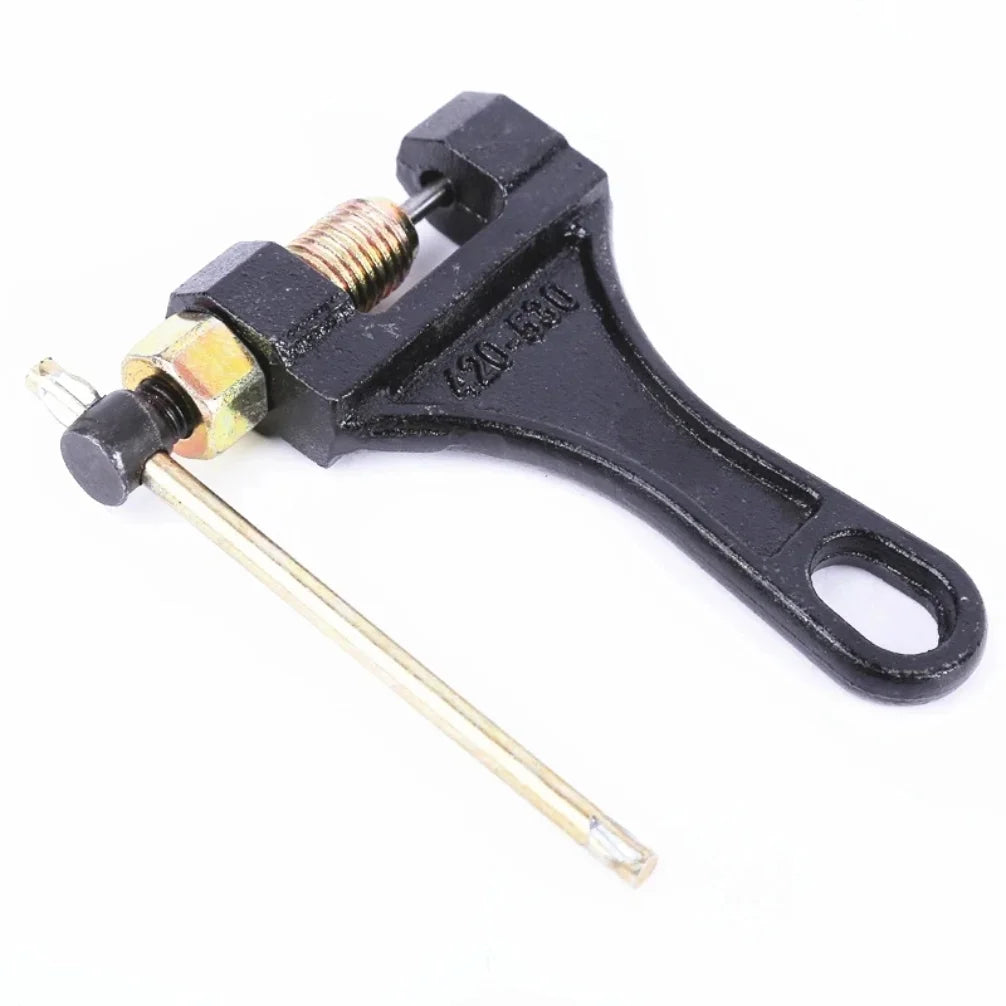 Motorcycle Chain Breaker & Link Separator Tool – 420 / 428 / 530 Chains – High Carbon Steel – ATV / Mower – $24