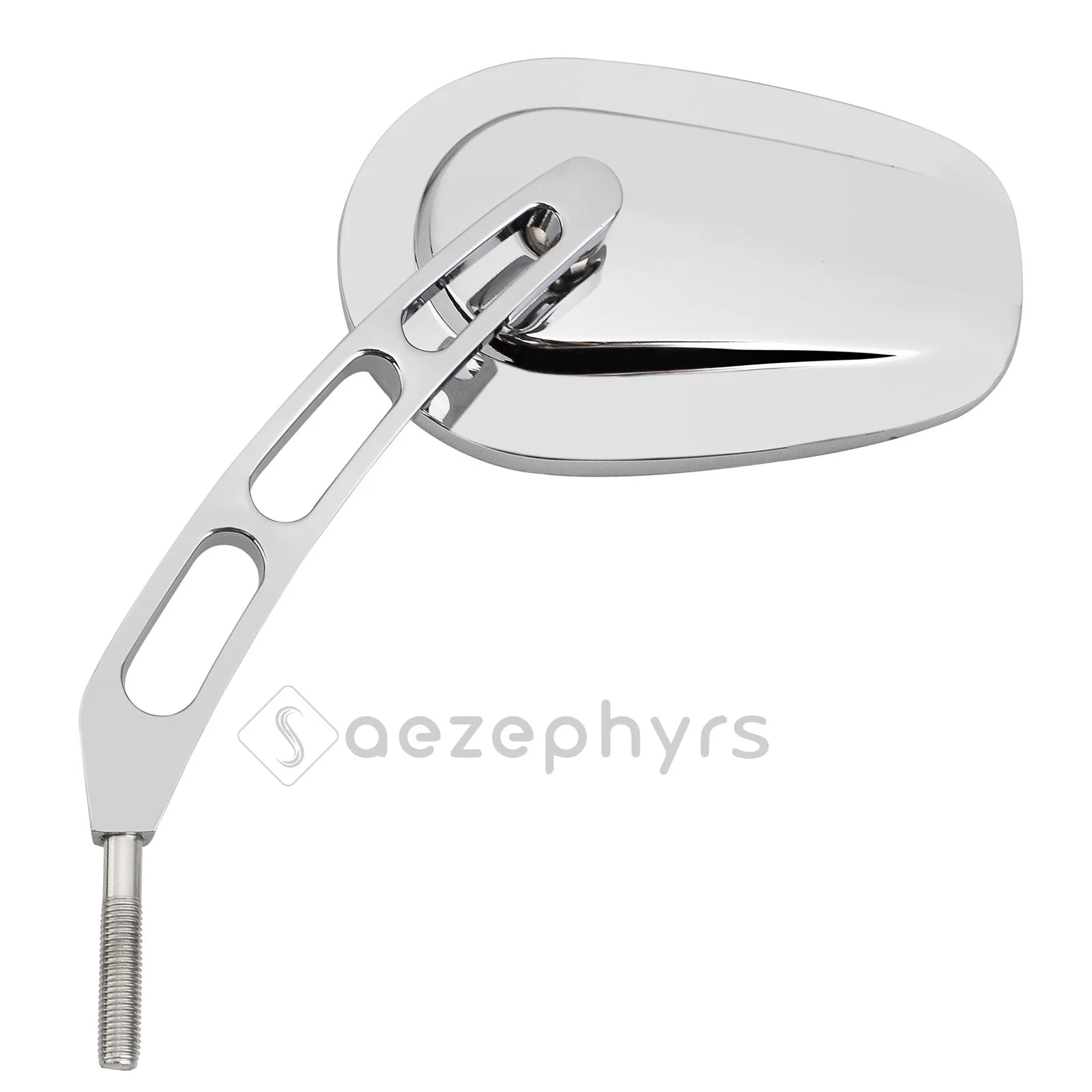 WOWTK Harley-Davidson 360° Adjustable Handlebar Rearview Mirror Pair 5/16" 24 UNF for Touring Sportster Softail Dyna Road King Electra Glide Fat Boy 1982-2026
