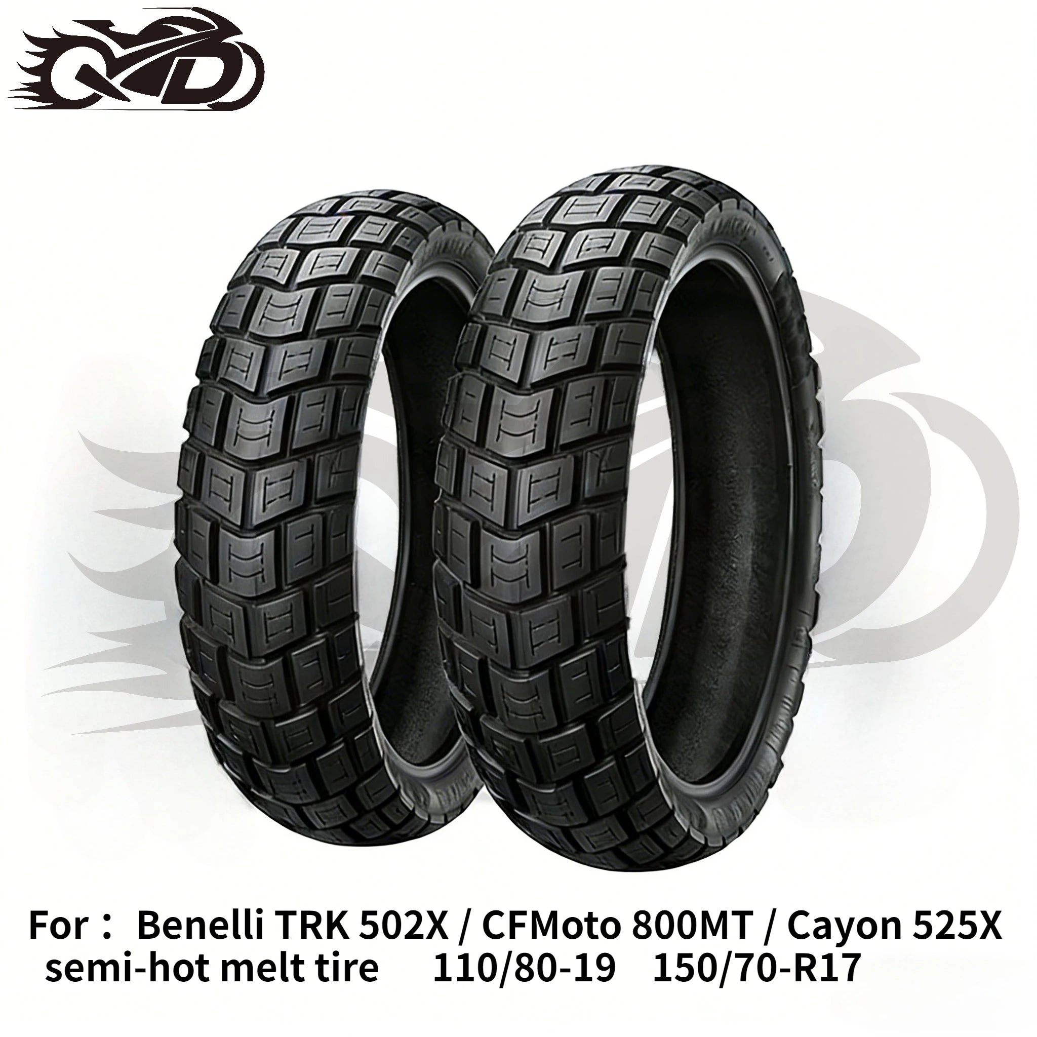 Dirt Bike Tires – 110/80-19 Front & 150/70 R17 Rear for Benelli