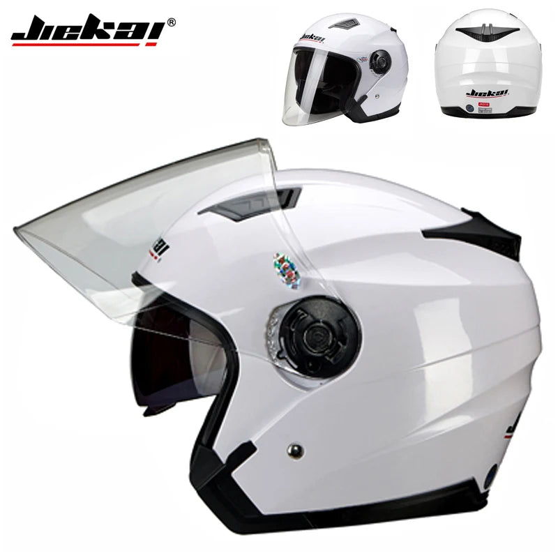 Double Lens Motorcycle Half Helmets