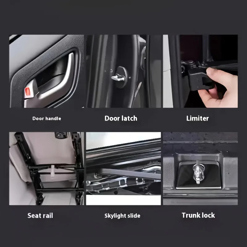 White Multipurpose Grease Lubricant – Car Door Hinge Sunroof Track Gear Bearing – Anti-Noise Anti-Rust Anti-Wear – 50g / 100g / 200g – $15