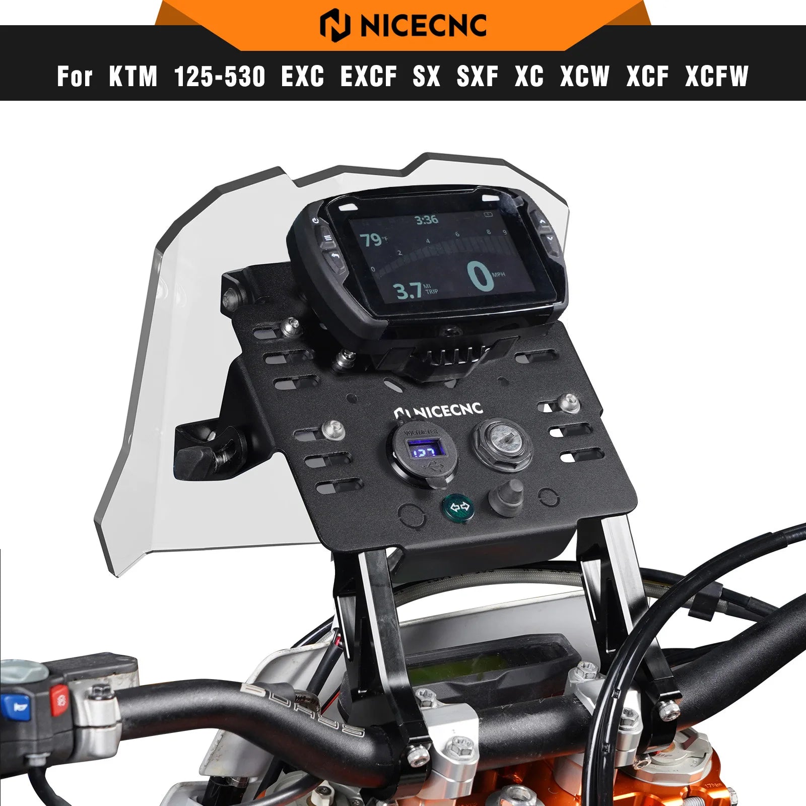 GPS Mount Bracket – Mini Fairing Kit for KTM, Husqvarna & More
