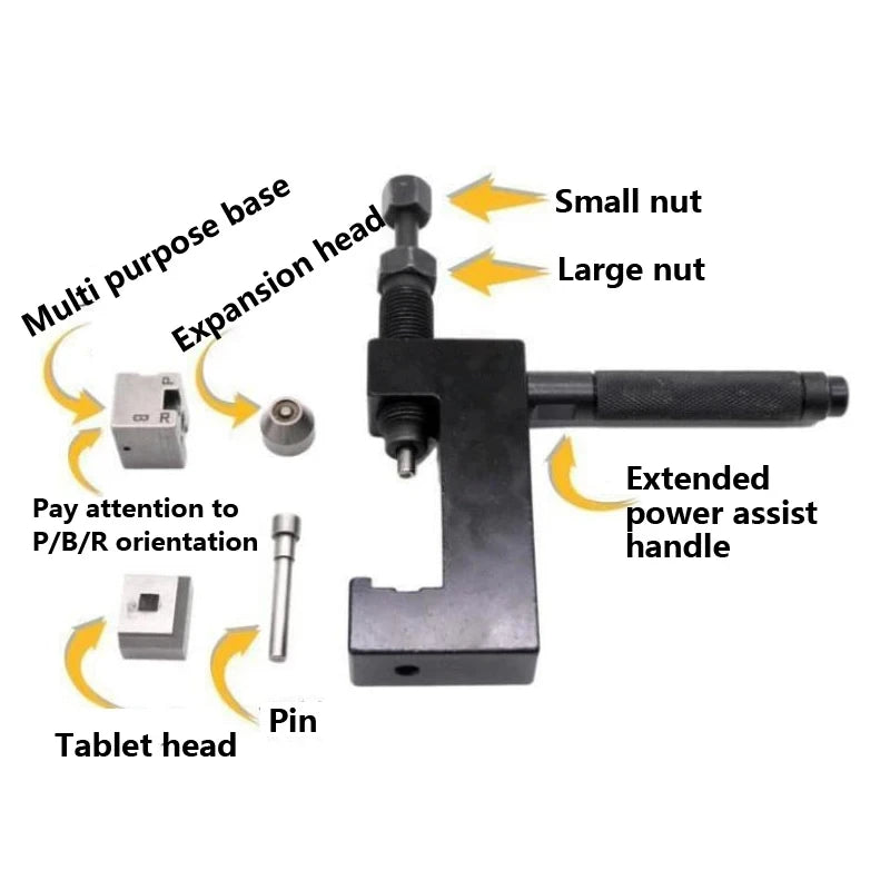 SHAOQI Universal Chain Breaker & Rivet Tool Set – 520/525/530 X/O-Ring – Hard Storage Box Included – 961g – $56