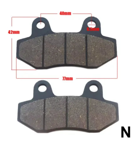 Motorcycle Brake Pads 50cc–250cc – Brake Pad Tools – ATV Quad Go Kart Chinese Dirt Pit Bike Scooter Hydraulic Front / Rear – Metal – 1 Pair – $15