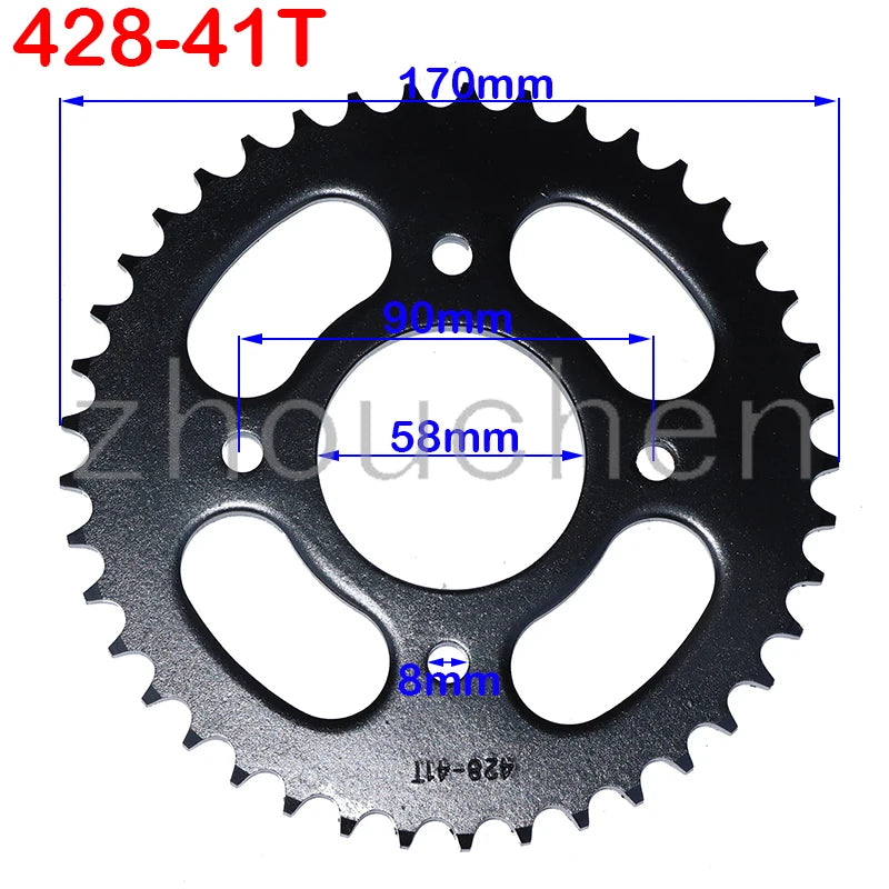 420/428 Rear Sprocket 37T 41T 48T 58mm