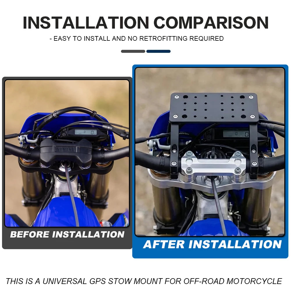 GPS Mount Bracket – Anti-Shake Navigation Mount for Husqvarna FC, TX & 701