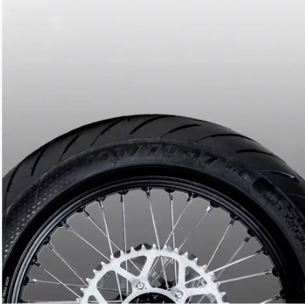 Ultra Bee Supermoto Wheelset Kit – Complete Street Slick Road Tire Set