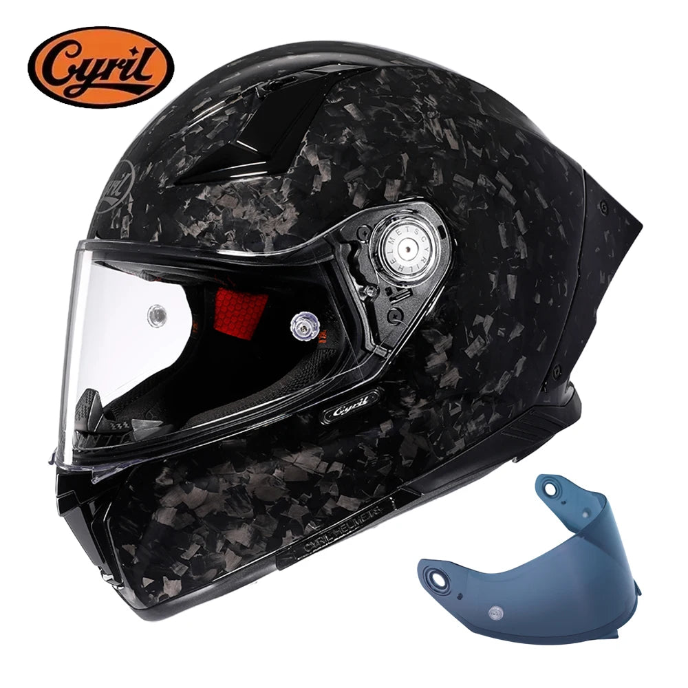 Carbon Fiber Helmets – Lightweight Full Face Motorcycle Helmet, DOT & ECE Approved for Men & Women