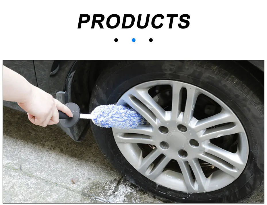 Microfiber Wheel Detailing Brush Bike