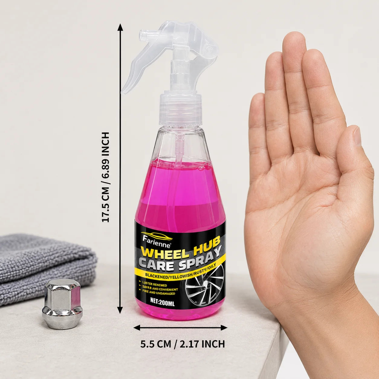 FARIENNE Wheel Rust Remover and Iron