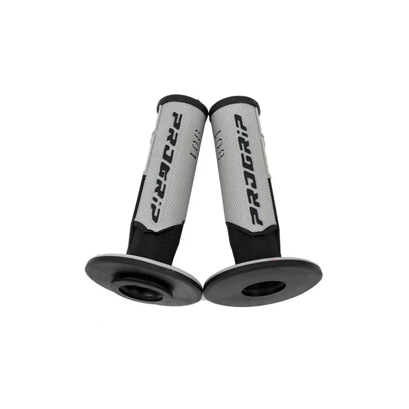 Motorcycle Handlebar Grips Universal Left 22mm Right 24mm 7/8" Rubber Tacky Gel Anti-Slip Vibration Reduction Off-Road Hand Grips Direct Install for Motorcycle ATV Motocross Dirt Bike – 7 Colors