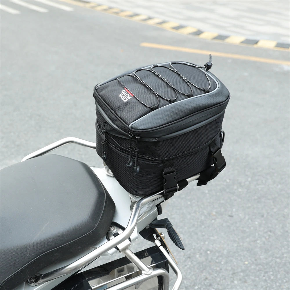 Motorcycle Backpack – KEMIMOTO Waterproof 7L–12L Expandable Riding Bag