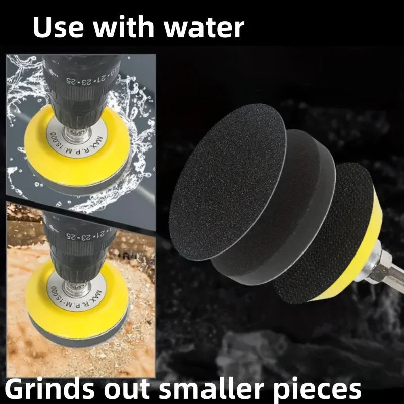 133pcs 3-Inch Wet & Dry Sanding Disc + Polishing Attachment Kit – Headlight Restoration – Mixed Grit Latex Sandpaper – Drill Compatible – $32