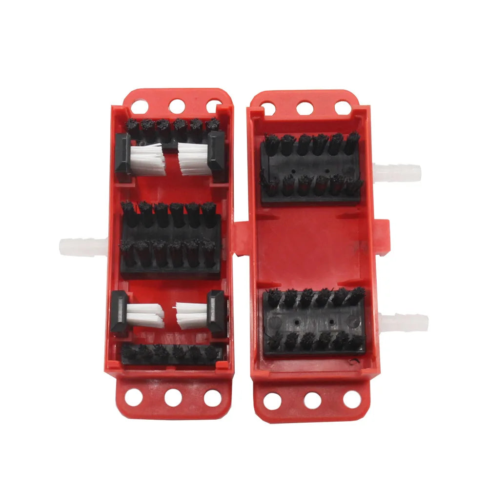 Motorcycle chain cleaning machine kit Brush Gear Cleaner Tool For Motorbike Chains Lube Device Lubricating Accessory