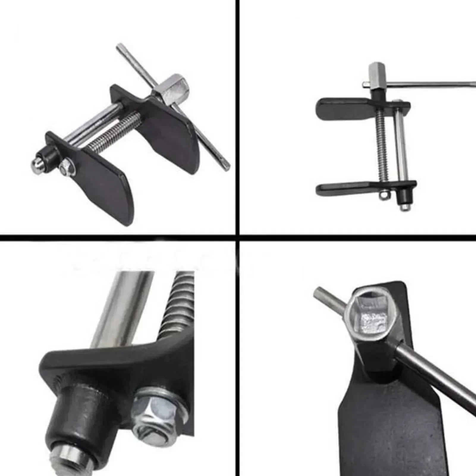 Vanadium Steel Disc Brake Pad Spreader – Brake Disc Tools – Brake Caliper Press Piston Compressor Reset Tool for Car and Motorcycle – 0–75mm – Silver – $29