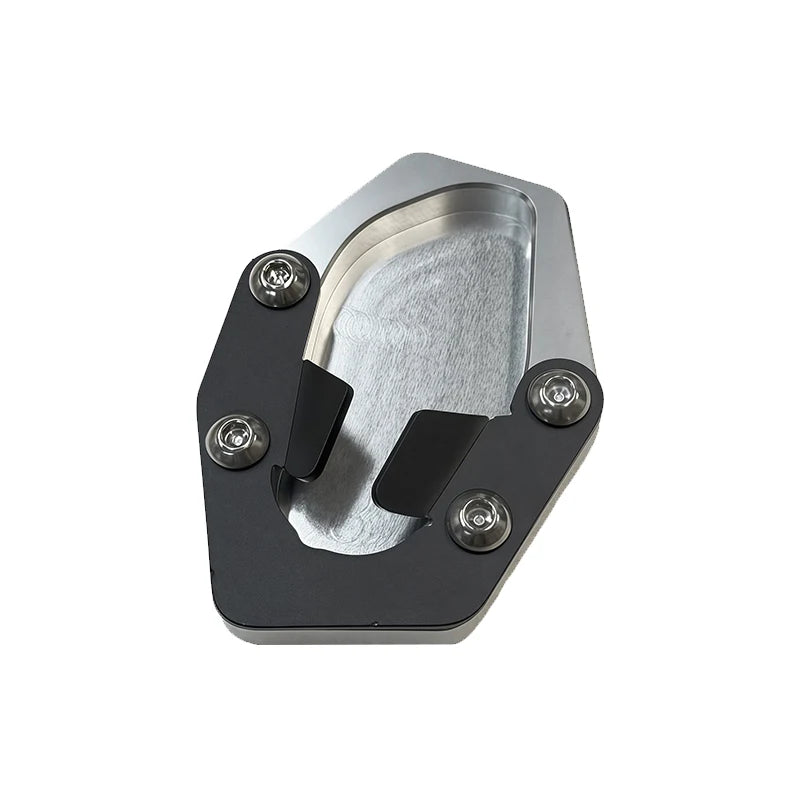For Himalayan450 Himalayan 450 2024 2025 Motorcycle Accessories Himalayan450 Enlarge Kickstand Extension Plate Pad Pedals – fastcozy Billet Aluminum CNC Black Silver + Keychain Chain