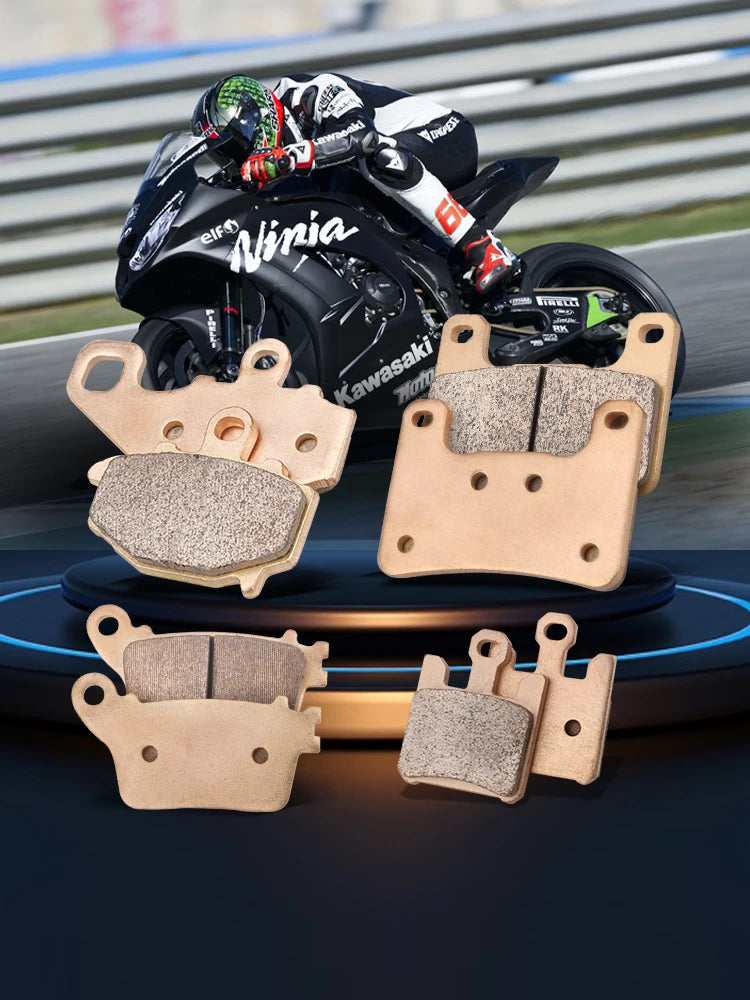 Sintered Metal Brake Pads for Kawasaki ZX-10R 2004–2015 Z1000 Z1000SX 2010–2017 – Brake Pad Tools – Front / Rear / Set – from $26