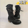 Riding Boots – Retro Motorcycle Boots for Men & Women, Side Zipper & Buckle Strap
