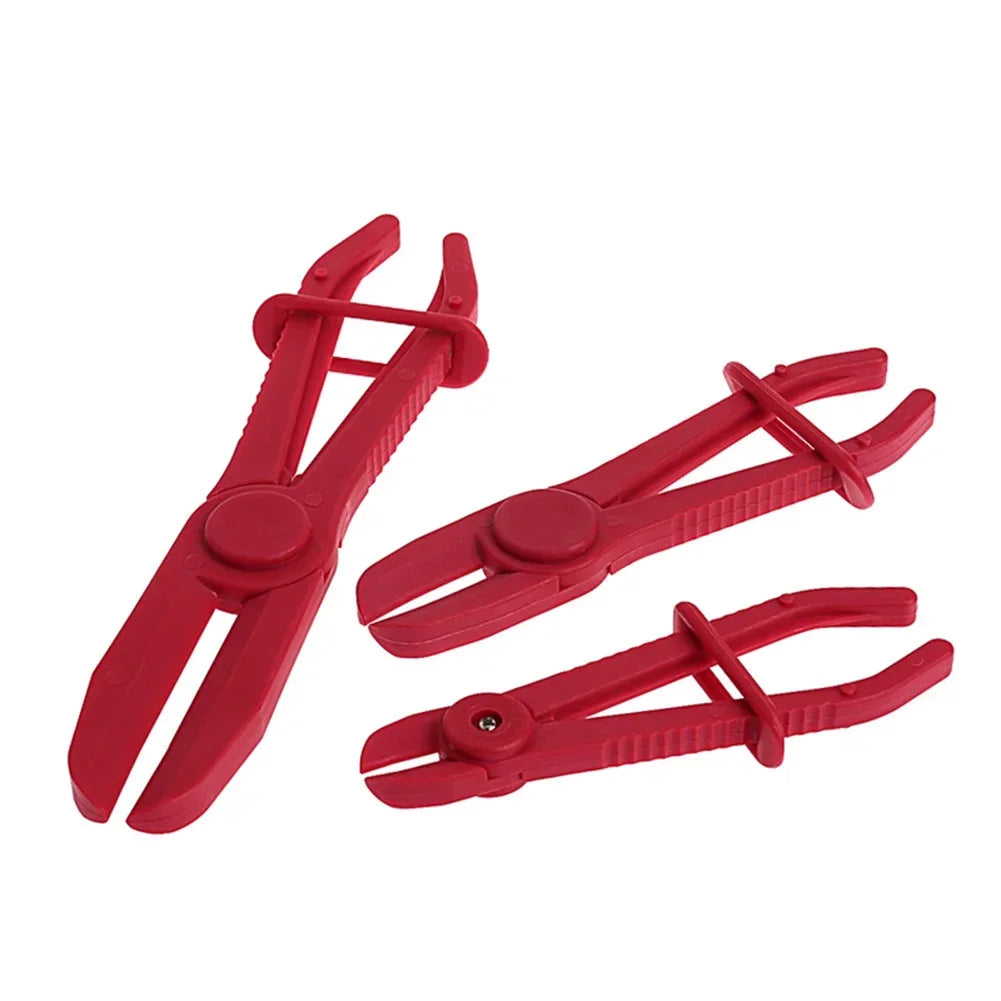 3-Piece Nylon Car Hose Clamp Pliers Set – Brake Line Tools – Brake Pipe Fuel Water Line Heater and Radiator Hose Clamp Pliers for Car – 3 Sizes – $18